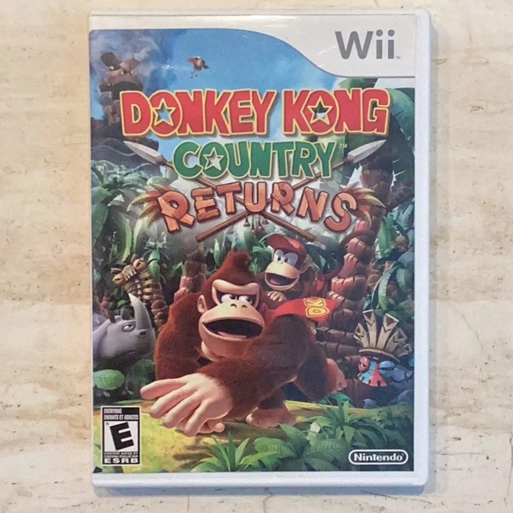 Donkey Kong Country Returns Nintendo Wii Game CIB Tested